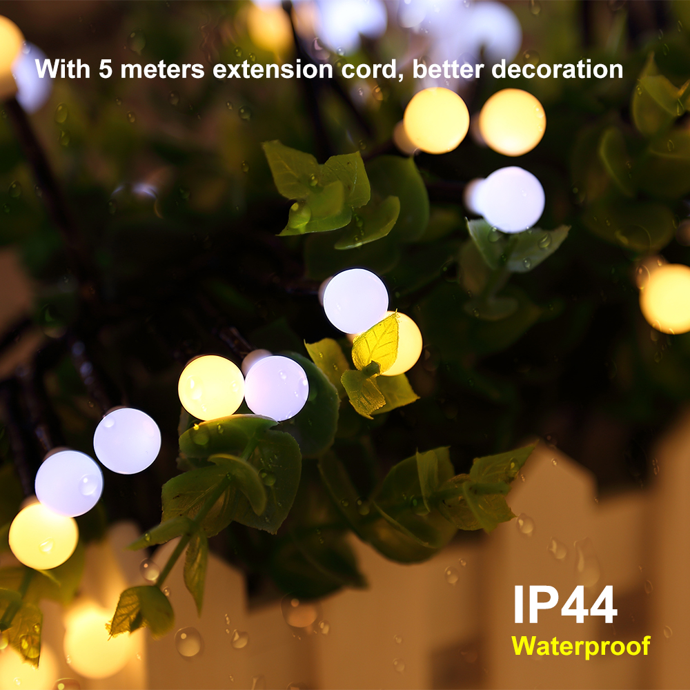 400 LED Lichterkette Garten Beleuchtung Fernbedienung Party Lampe