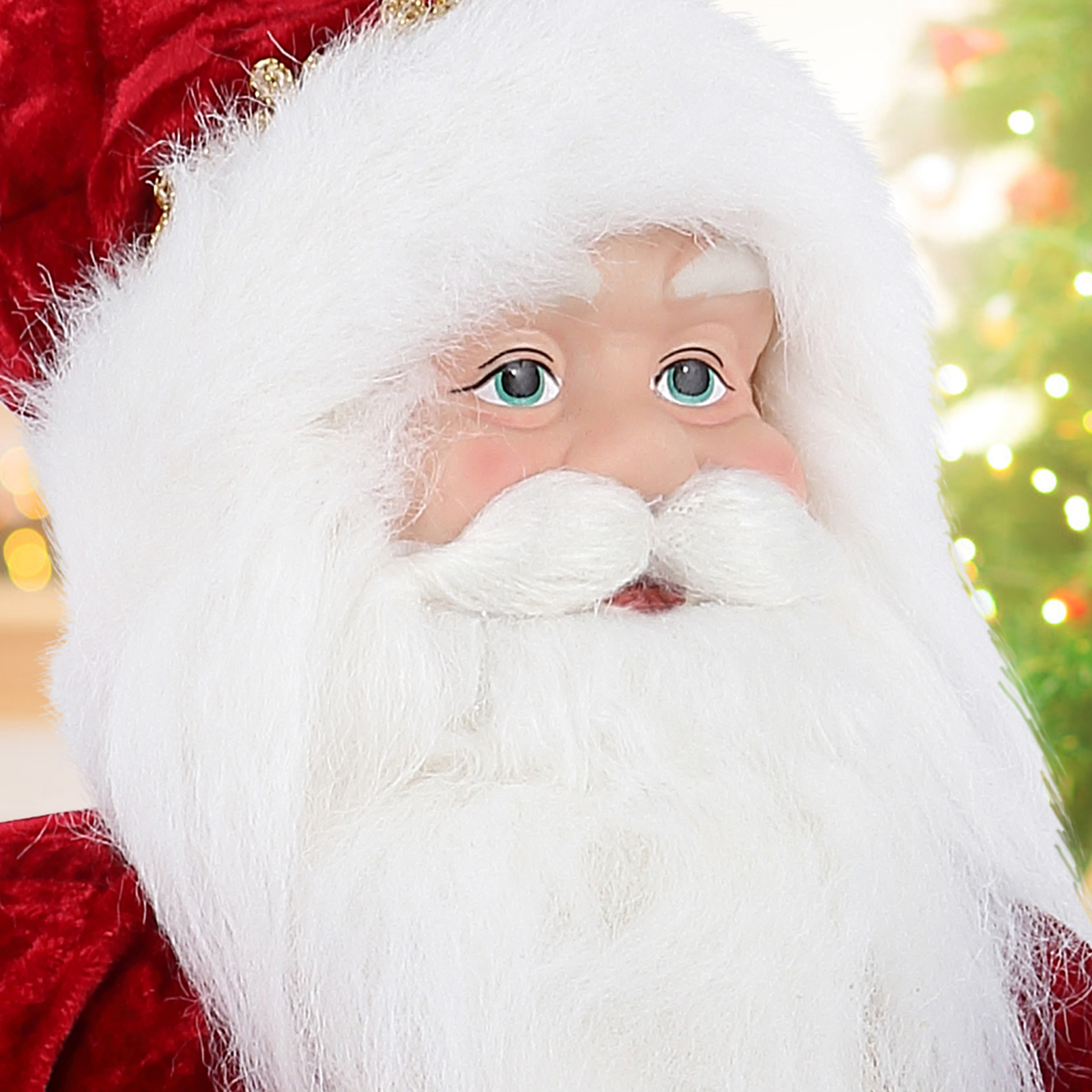 Weihnachtsmann Nikolaus Dekofigur eBay | Santa Weihnachtsfigur 46cm XXL Weihnachten