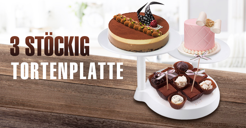 2er-Set Kuchenständer Aus Metall – Goldfarben, Rund, Ø 40,6 Cm & 35,6 Cm, Höhe 7,1 Cm, Für Hochzeit & Party