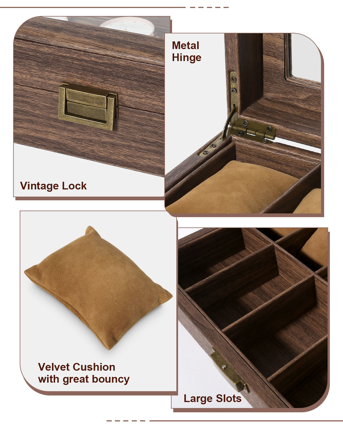 Premium - Uhrenbox Uhrenkoffer Für 24 Uhren Leder - Unisex - Catawiki