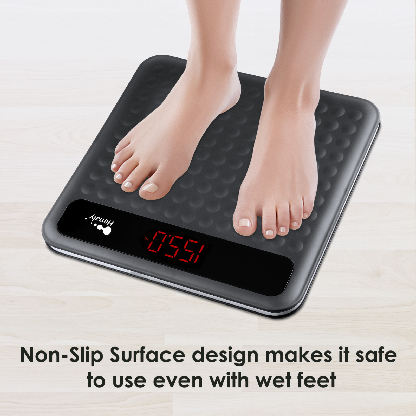 Himaly® Personenwaage Körperwaage LCD Waage Analysewaage Digital-waage