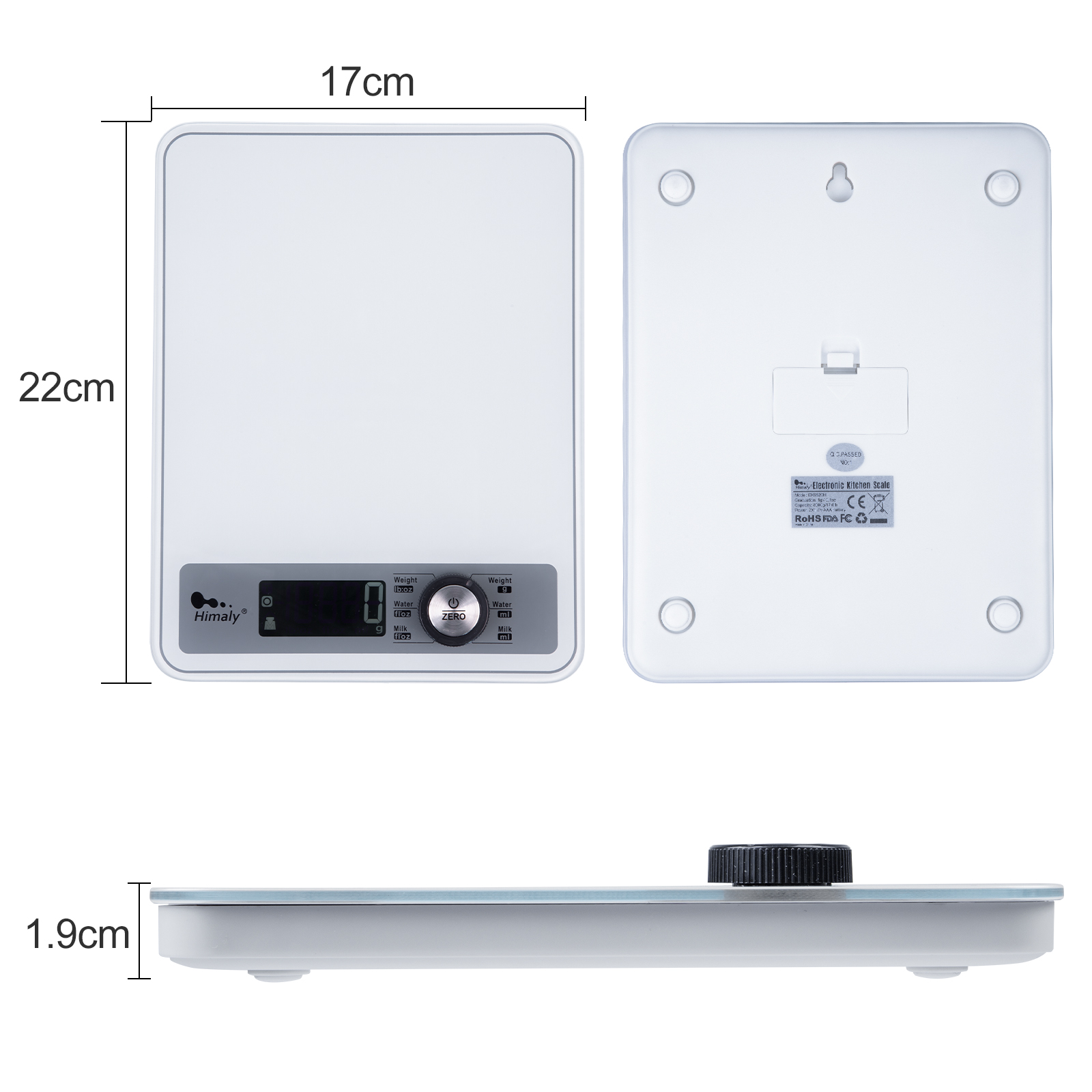 LCD Digital Kitchen Scale Electronic Weight Diet Food Balance Pocket Herb Scale