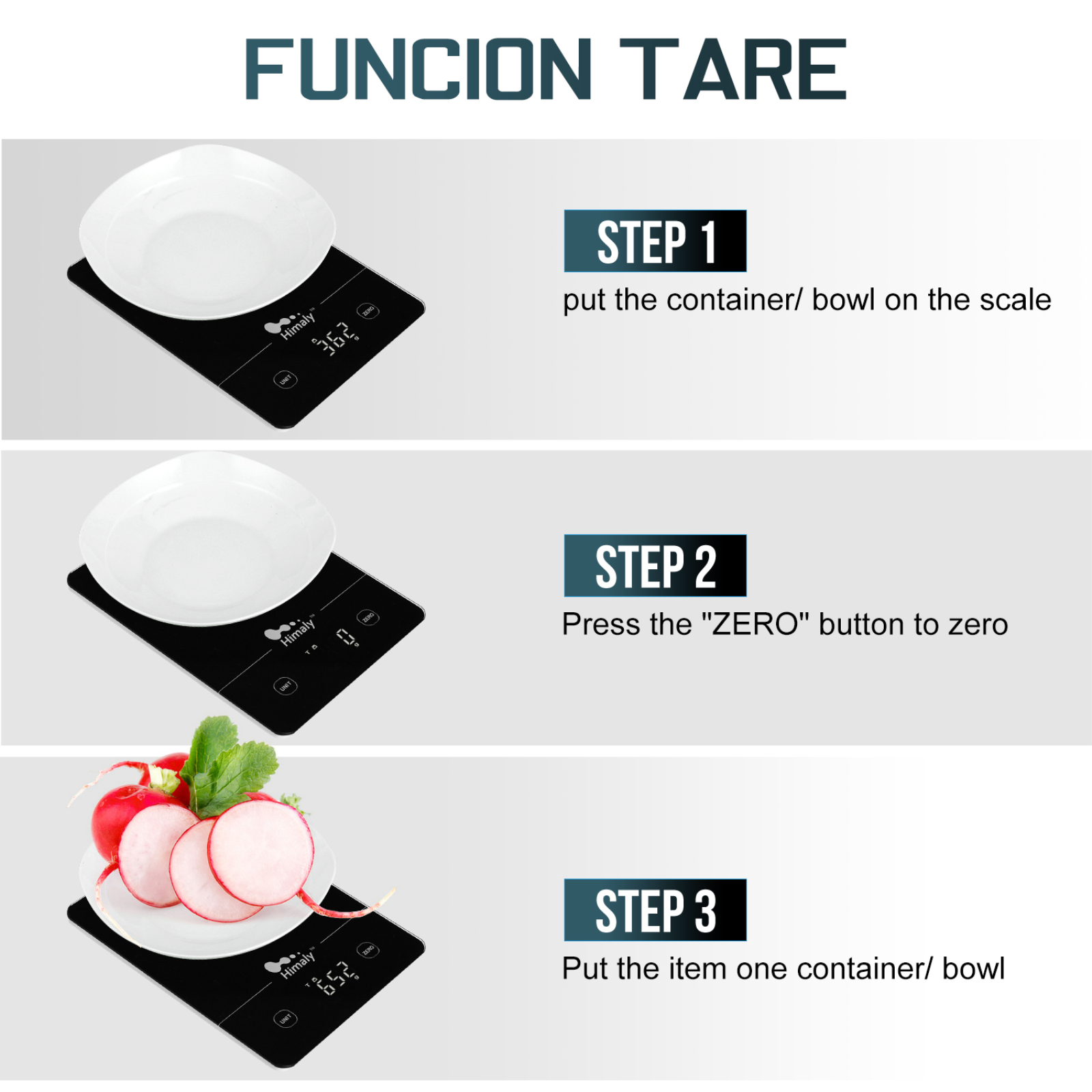 Digital Electronic Kitchen Scale 5000g / 11 lb LCD Steel Food Diet Weigh Balance