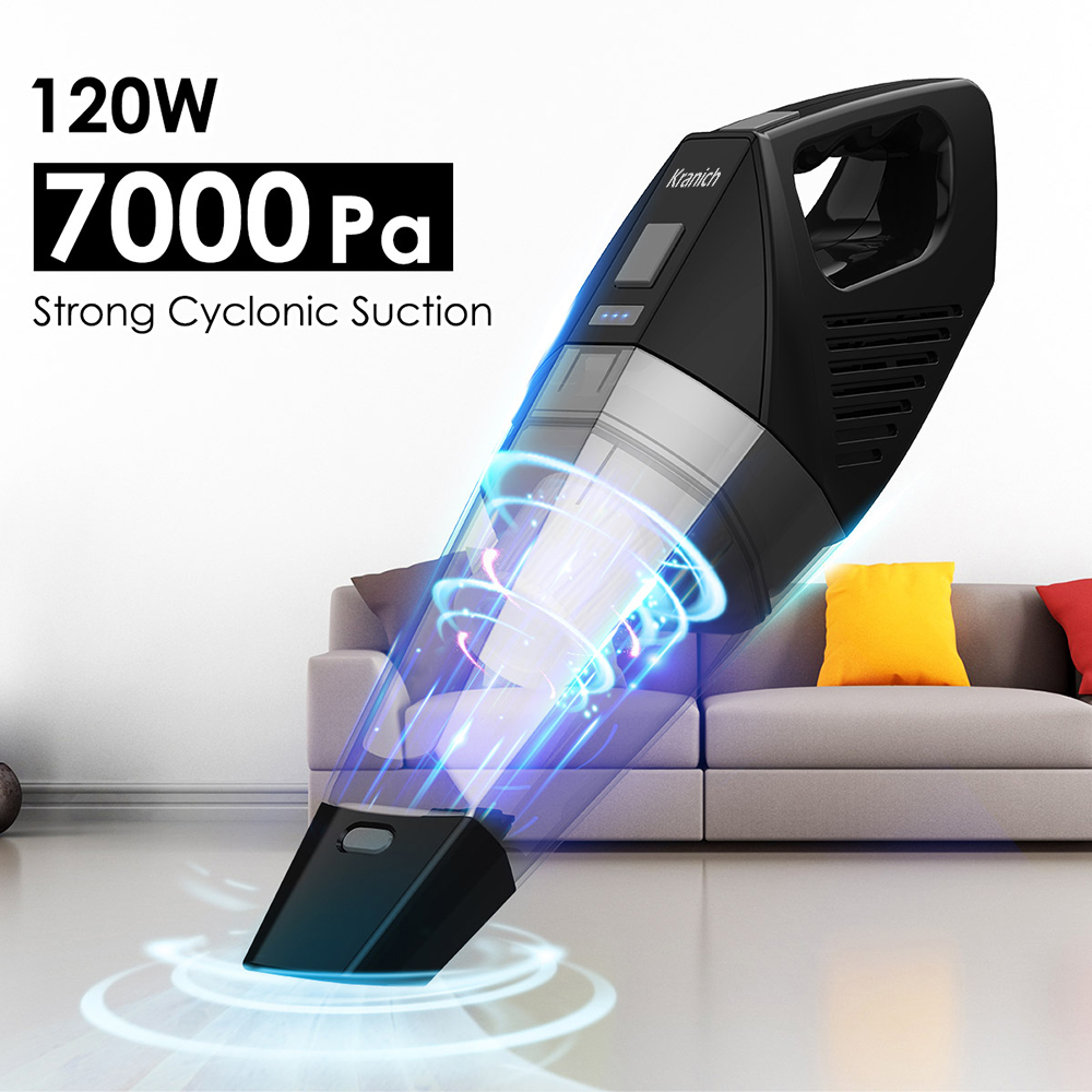 7000pa Wetanddry Car Home Vacuum Cleaner Rechargeable Handheld Hoover Cordless Vac 6924517892818